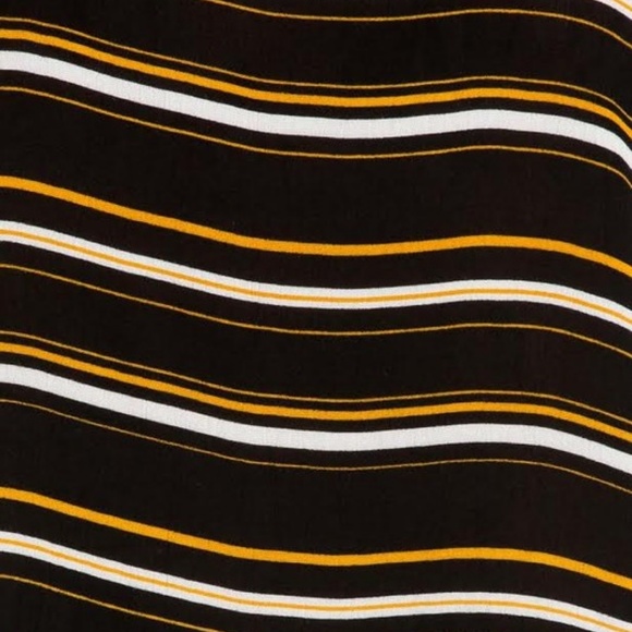 NEW Striped Top | Black - Picture 5 of 5